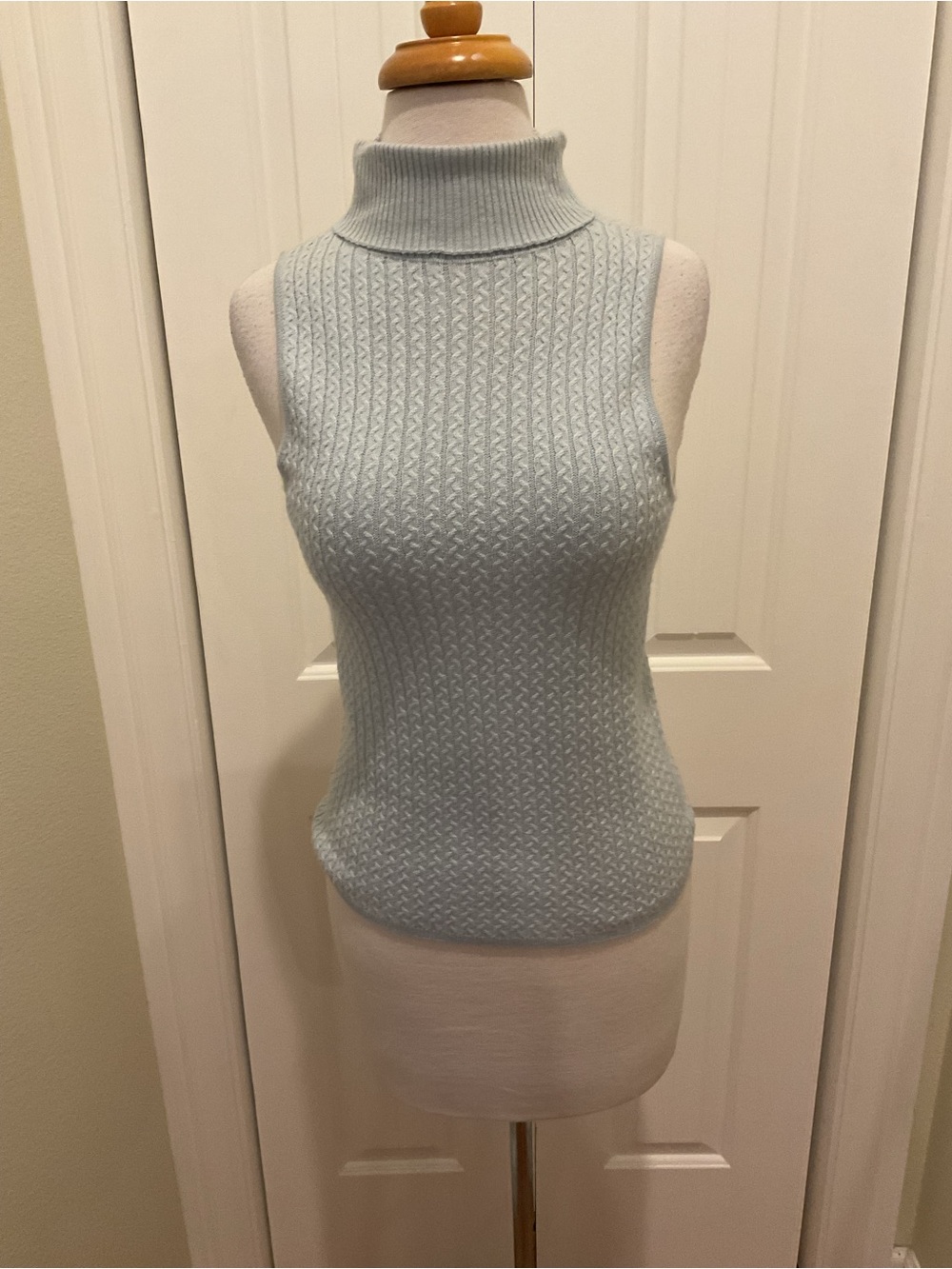 Agnona Knit Top - Light Blue